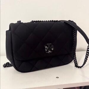 Tory Burch Black Crossbody Bag with Chain Strap